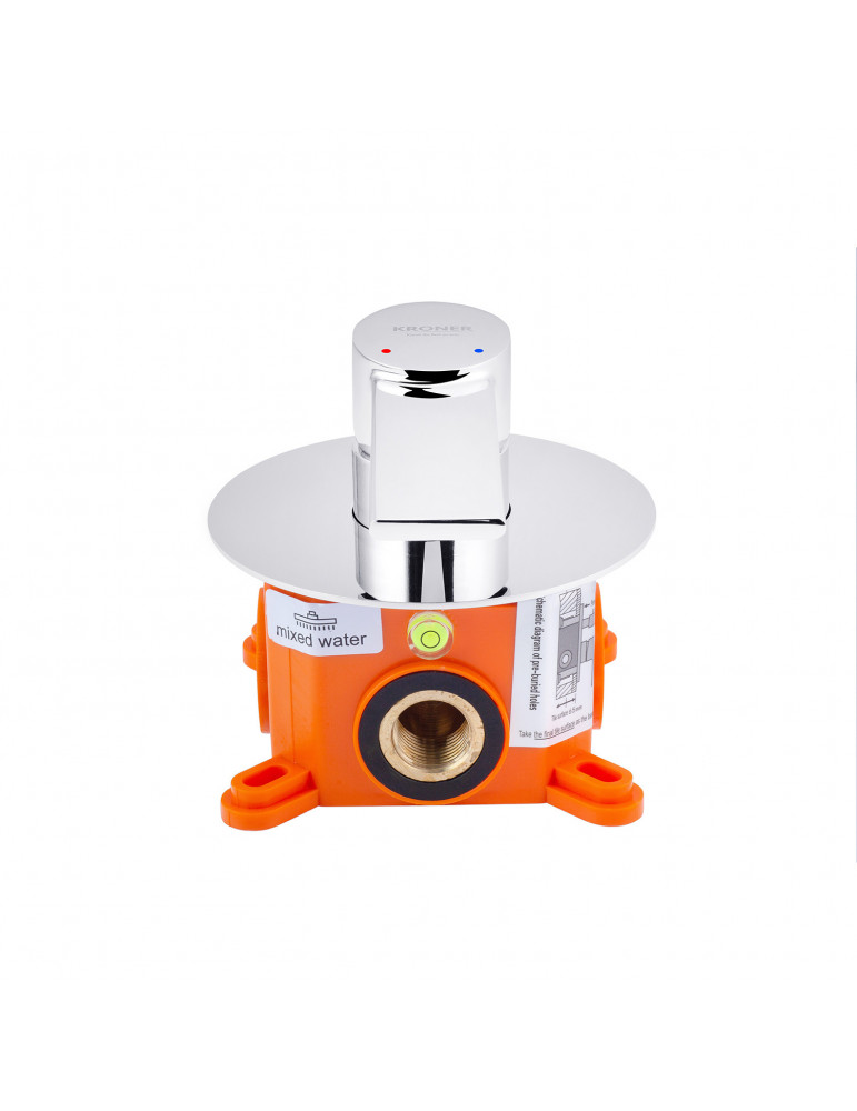 Змішувач прихованого монтажу Kroner KRP Basis - C080 | купити | SilverGoose.com.ua.com.ua