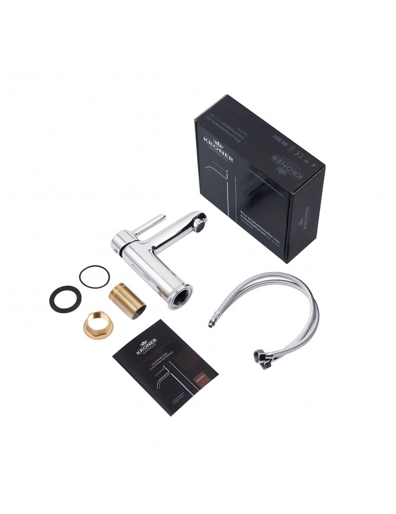 Змішувач для раковини Kroner KRP Essen - C010 | купити | SilverGoose.com.ua.com.ua