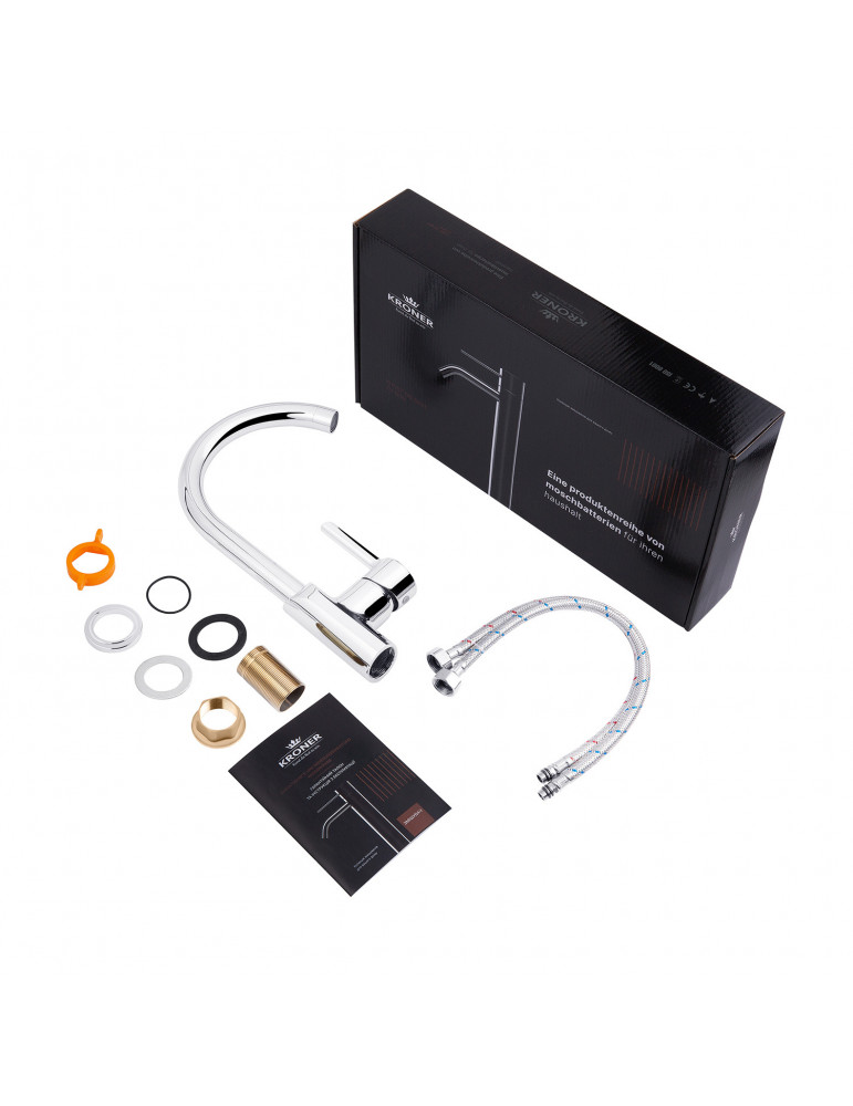 Змішувач для кухні Kroner KRP Essen - C030 | купити | SilverGoose.com.ua.com.ua