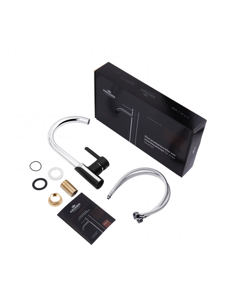 Змішувач для кухні Kroner KRP Essen - SCH030 | купити | SilverGoose.com.ua.com.ua