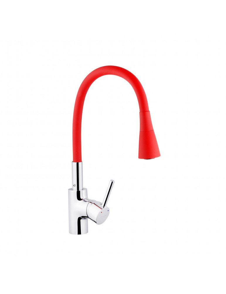 Змішувач для кухні Kroner KRP Küche - C031RED | купити | SilverGoose.com.ua.com.ua