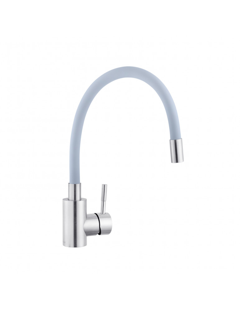 Змішувач для кухні з гнучким виливом Kroner KRP Edelstahl Klassisch - ESG035GRA | купити | SilverGoose.com.ua.com.ua
