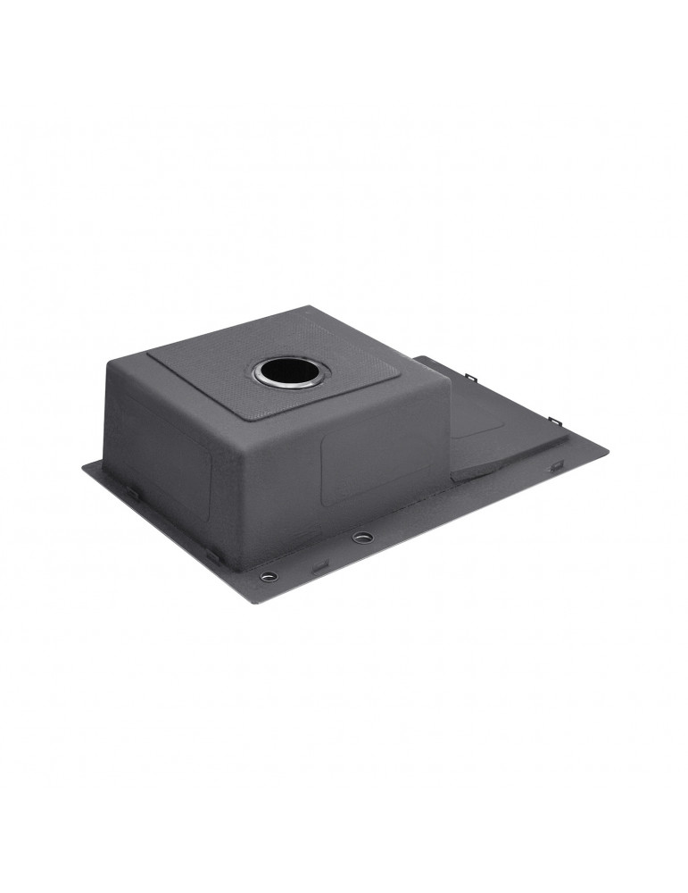 Кухонна мийка Kroner KRP Schwarze - 7849LHM PVD (3.0/1.0 мм) | купити | SilverGoose.com.ua.com.ua