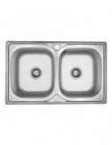 Кухонна мийка Kroner KRP Satin - 7948Z (0.8 мм) | купити | SilverGoose.com.ua.com.ua