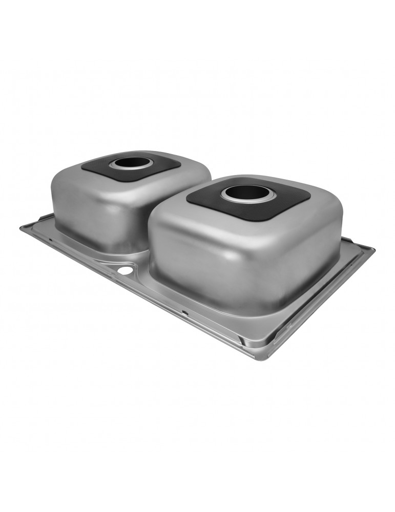 Кухонна мийка Kroner KRP Satin - 7948Z (0.8 мм) | купити | SilverGoose.com.ua.com.ua