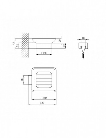 Мильниця Kroner KRP Edelstahl Kubus - SCH3902 | купити | SilverGoose.com.ua.com.ua
