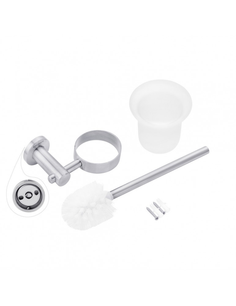 Йоржик для унітаза настінний Kroner KRP Edelstahl Klassisch - ESG3710 | купити | SilverGoose.com.ua.com.ua