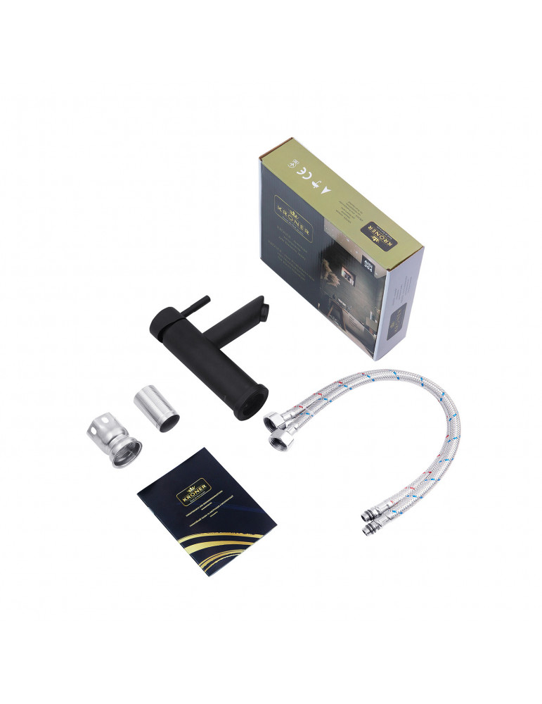 Змішувач для раковини Kroner KRP Edelstahl Klassisch - SCH010 | купити | SilverGoose.com.ua.com.ua