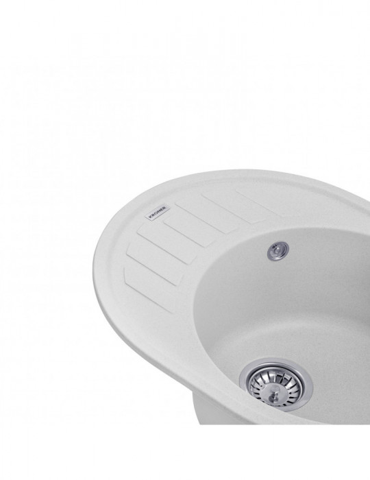 Кухонна мийка Kroner KRP Komposit GRA - 6250 | купити | SilverGoose.com.ua.com.ua