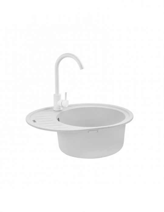 Кухонна мийка Kroner KRP Komposit GRA - 6250 | купити | SilverGoose.com.ua.com.ua