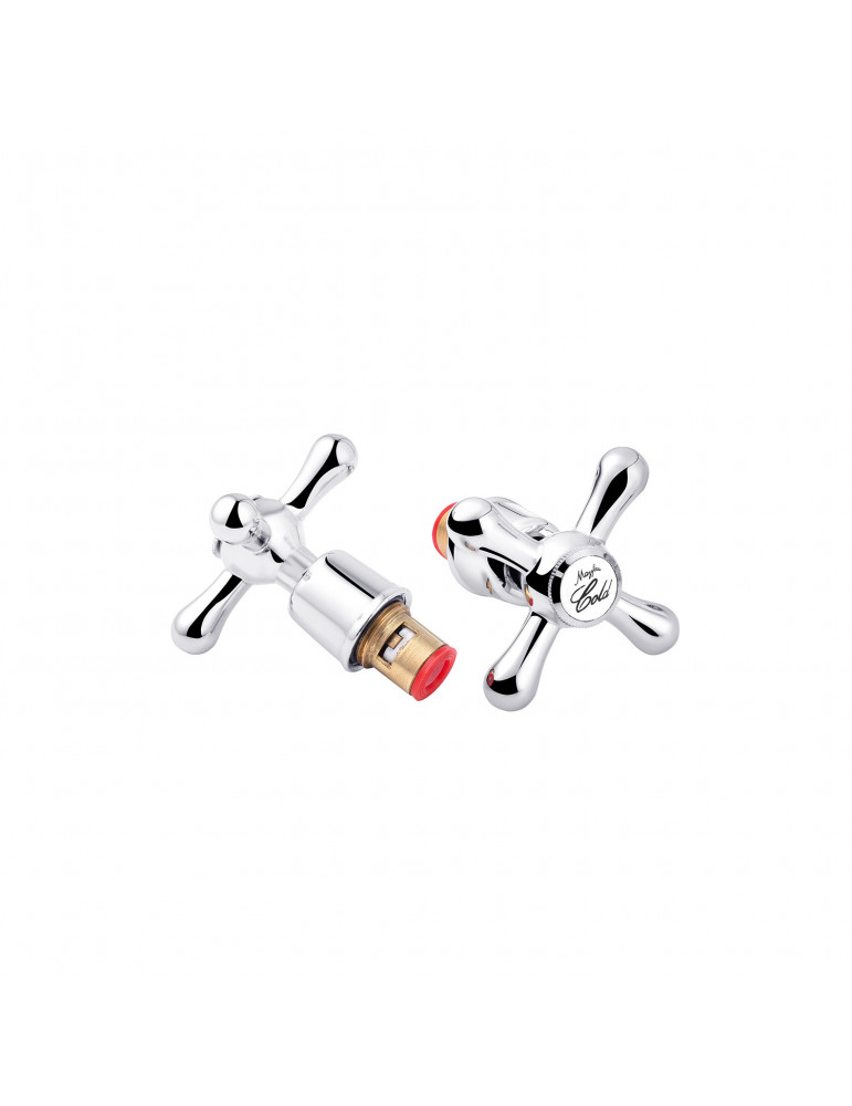 Ручка з кран-буксою для змішувача Kroner KRM - C986 (пара) | купити | SilverGoose.com.ua.com.ua