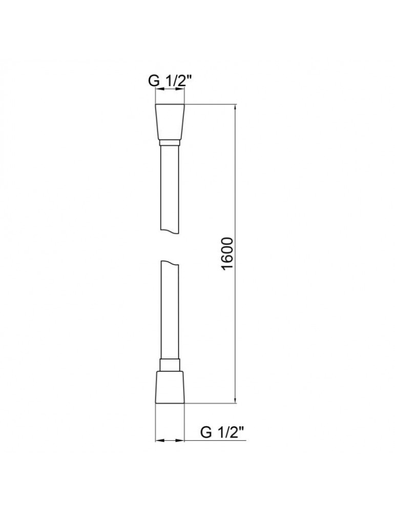 Шланг для душу Kroner KRM - C607 Anti-Twist 160 см | купити | SilverGoose.com.ua.com.ua