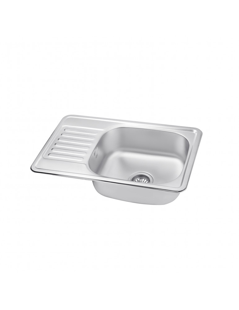 Кухонна мийка Kroner KRP Satin - 6642 (0.8 мм) | купити | SilverGoose.com.ua.com.ua