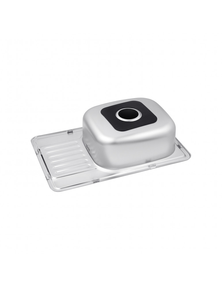 Кухонна мийка Kroner KRP Satin - 6642 (0.8 мм) | купити | SilverGoose.com.ua.com.ua