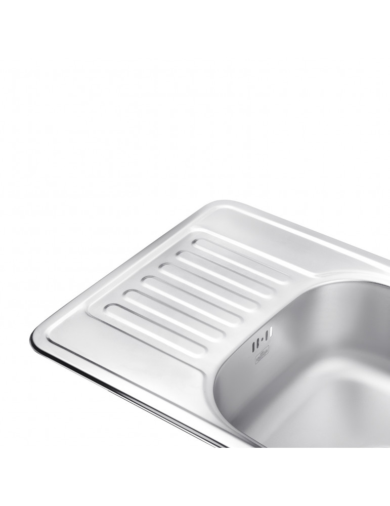 Кухонна мийка Kroner KRP Satin - 6642 (0.8 мм) | купити | SilverGoose.com.ua.com.ua