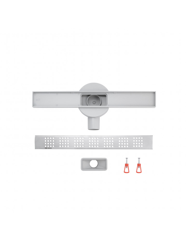 Трап лінійний Geberr GB1-138 50 см з поворотним сифоном 360° | купити | SilverGoose.com.ua.com.ua