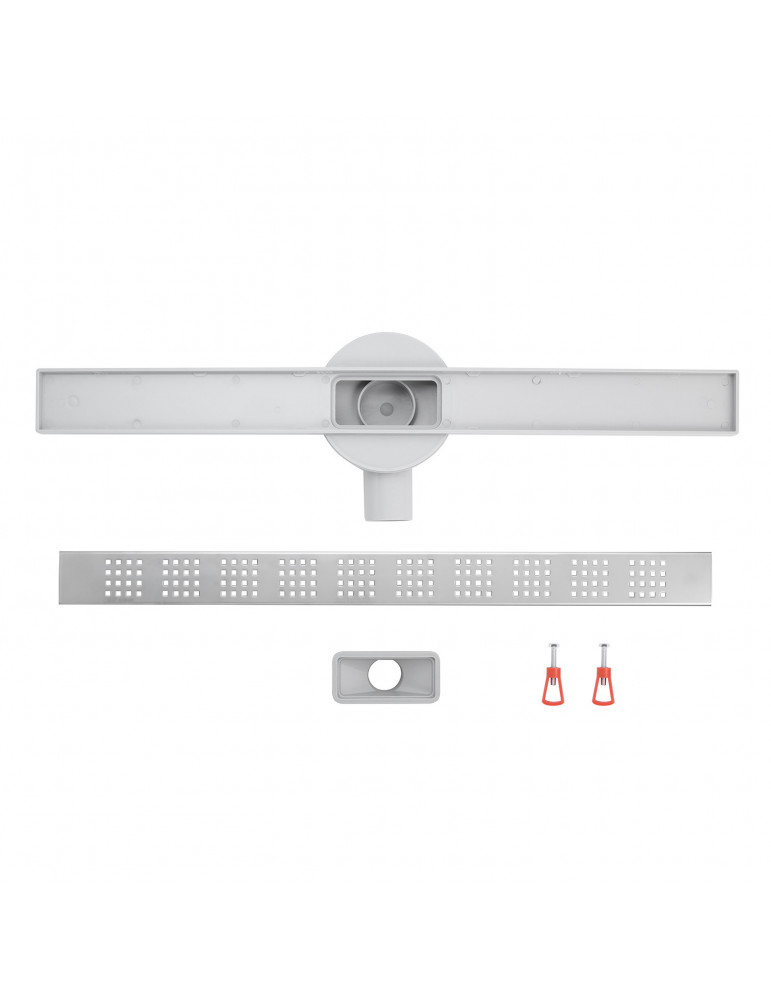 Трап лінійний Geberr GB1-138 70 см з поворотним сифоном 360° | купити | SilverGoose.com.ua.com.ua