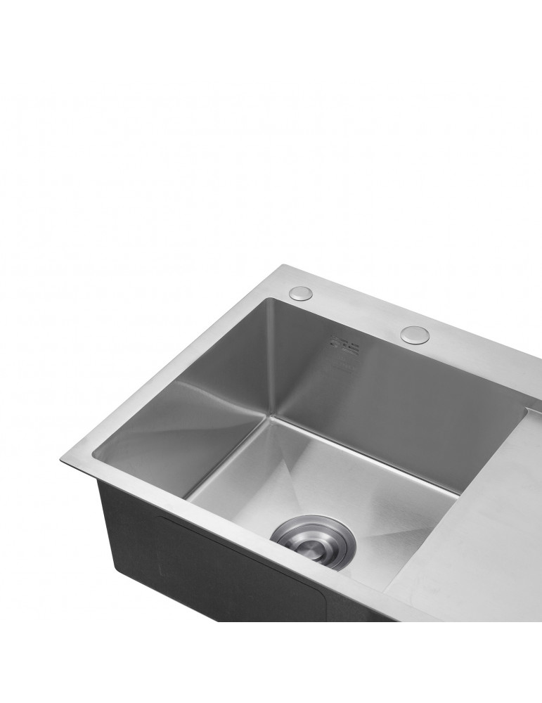 Кухонна мийка Kroner KRP Gebürstet - 7849LHM (3.0/1.0 мм) | купити | SilverGoose.com.ua.com.ua