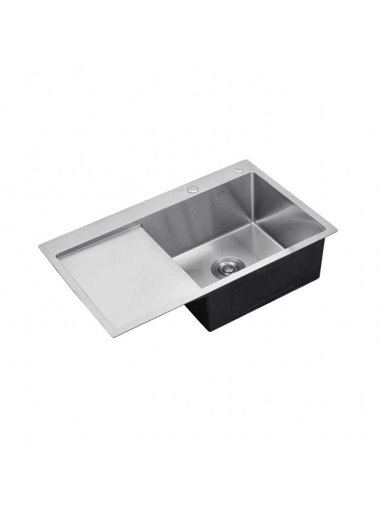 Кухонна мийка Kroner KRP Gebürstet - 7849RHM (3.0/1.0 мм) | купити | SilverGoose.com.ua.com.ua