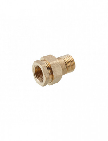 Згін-американка пряма посилена LexLine 1/2" ВЗ латунна УК0801-В
