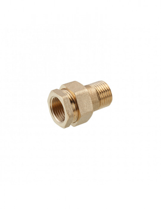 Згін-американка пряма посилена LexLine 1/2" ВЗ латунна УК0801-В | купити | SilverGoose.com.ua.com.ua