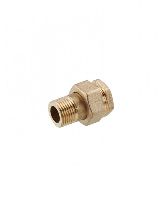 Згін-американка пряма посилена LexLine 1/2" ВЗ латунна УК0801-В | купити | SilverGoose.com.ua.com.ua