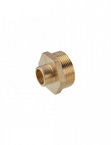 Ніпель перехідний посилений LexLine 2"х3/4" ЗЗ латунний УК0511-В | купити | SilverGoose.com.ua.com.ua