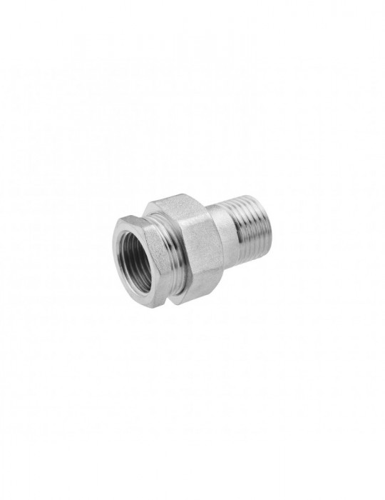 Згін-американка пряма посилена LexLine 1/2" ВЗ нікель НК0801-Вн | купити | SilverGoose.com.ua.com.ua