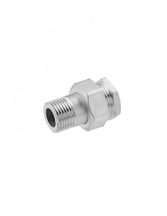 Згін-американка пряма посилена LexLine 1/2" ВЗ нікель НК0801-Вн | купити | SilverGoose.com.ua.com.ua