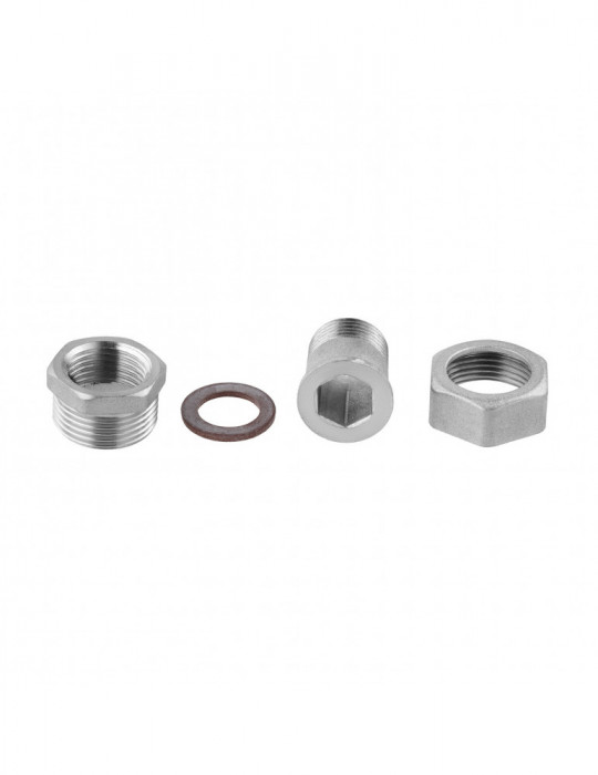 Згін-американка пряма посилена LexLine 1/2" ВЗ нікель НК0801-Вн | купити | SilverGoose.com.ua.com.ua
