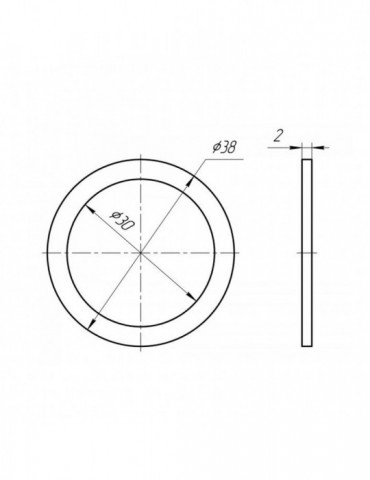 Прокладка ANIplast 1 1/4' мм плоска М020EU | купити | SilverGoose.com.ua.com.ua