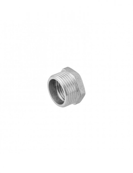 Футорка посилена LexLine 3/4"х1/2" ЗВ нікель НК0702-Вн | купити | SilverGoose.com.ua.com.ua