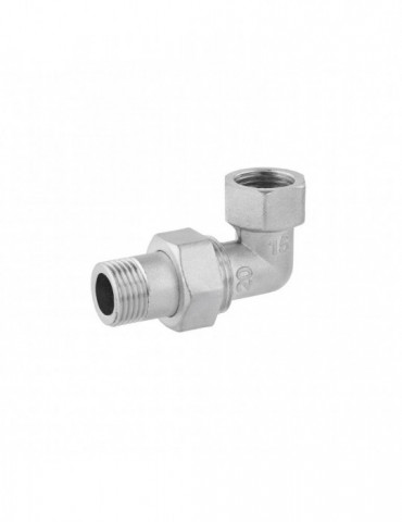 Згін-американка кутова посилена LexLine 1/2 " ВЗ нікель НК0802-Вн