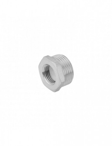 Футорка посилена LexLine 1"х1/2" ЗВ нікель НК0704-Вн