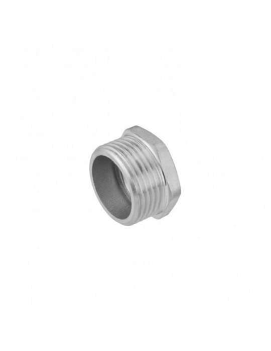 Футорка посилена LexLine 1"х1/2" ЗВ нікель НК0704-Вн | купити | SilverGoose.com.ua.com.ua