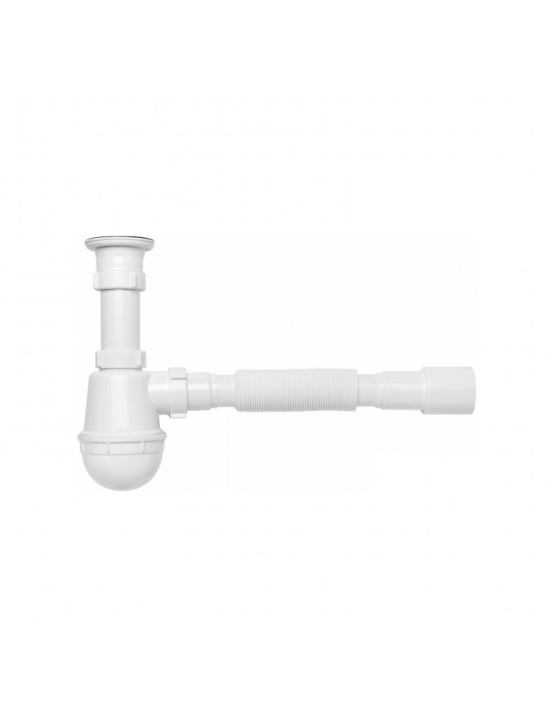 Сифон для кухонної мийки KronoPlast 1 1/2''х40 мм з різьбовим випуском SM14010043 | купити | SilverGoose.com.ua.com.ua