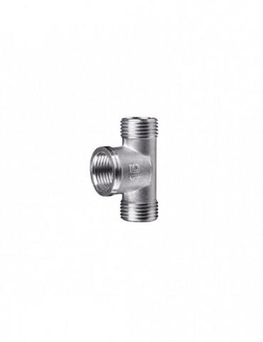 Трійник посилений LexLine 1/2" ЗВЗ нікель НК0291-Вн