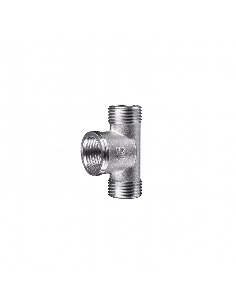 Трійник посилений LexLine 1/2" ЗВЗ нікель НК0291-Вн | купити | SilverGoose.com.ua.com.ua