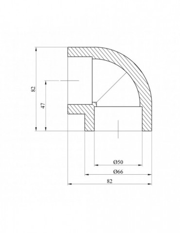 Коліно 90° PPR Rozma 50 мм | купити | SilverGoose.com.ua.com.ua