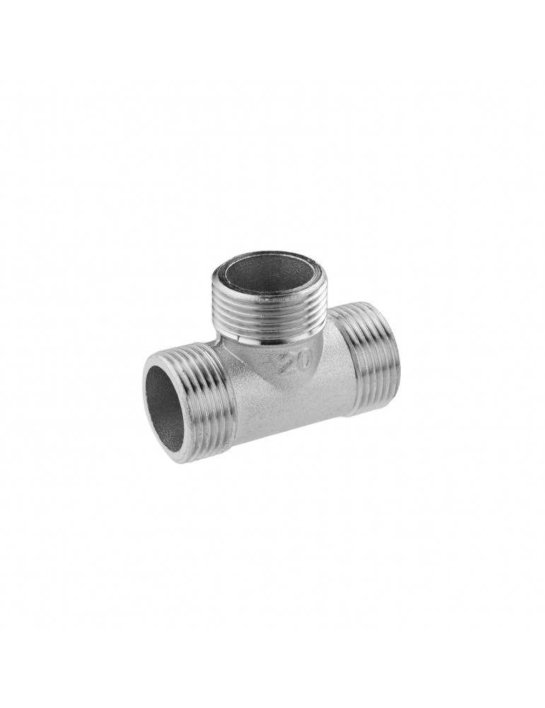 Трійник посилений LexLine 3/4" ЗЗЗ нікель НК0660-Вн | купити | SilverGoose.com.ua.com.ua