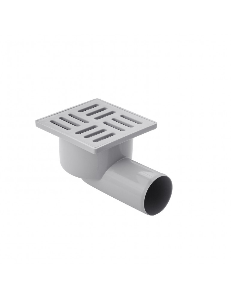 Трап ANIplast з горизонтальним випуском 50 мм, з решіткою 10х10 см TA5104EU | купити | SilverGoose.com.ua.com.ua