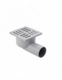 Трап ANIplast з горизонтальним випуском 50 мм, з решіткою 10х10 см TA5104EU