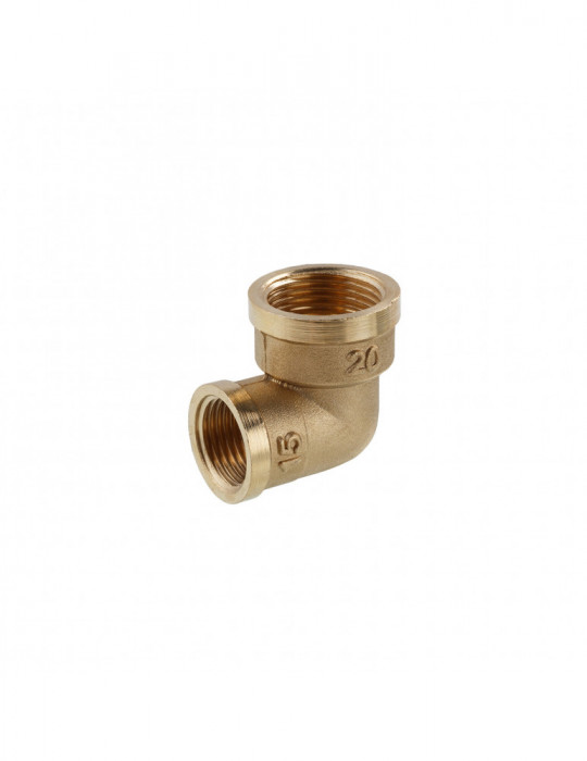 Кутник перехідний посилений LexLine 3/4"х1/2" ВВ латунний УК0112-В | купити | SilverGoose.com.ua.com.ua