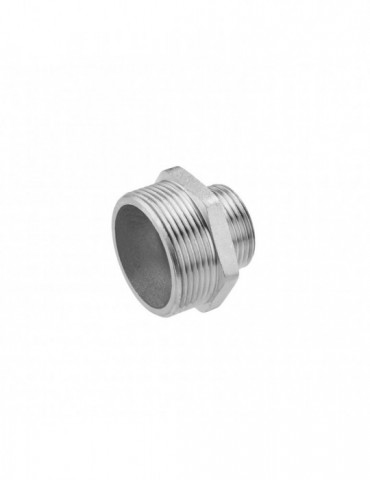 Ніпель перехідний посилений LexLine 1 1/2"х1 1/4" ЗЗ нікель НК0522-Вн