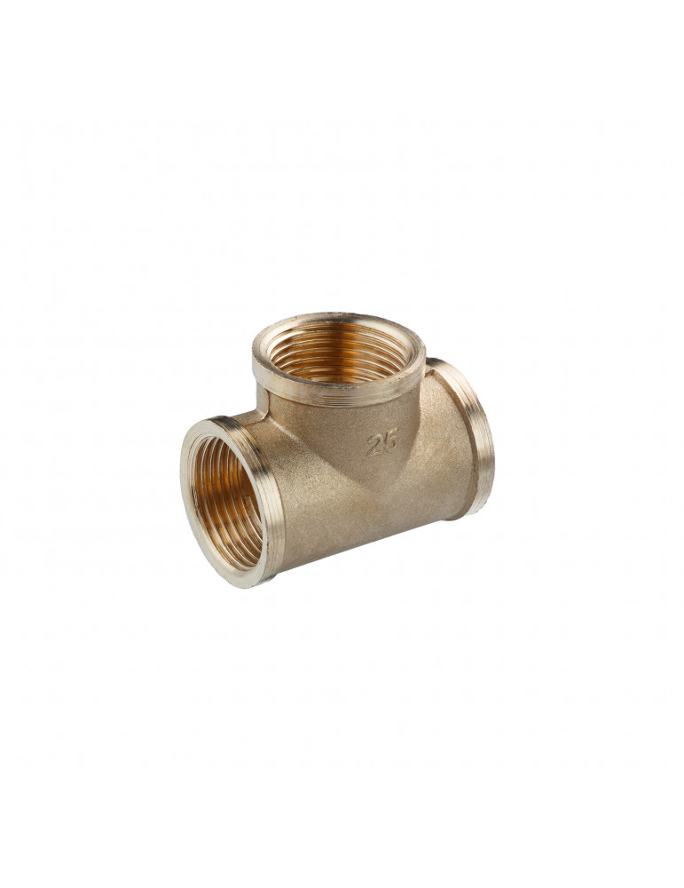 Трійник посилений LexLine 1" ВВВ латунний УК0218-В | купити | SilverGoose.com.ua.com.ua