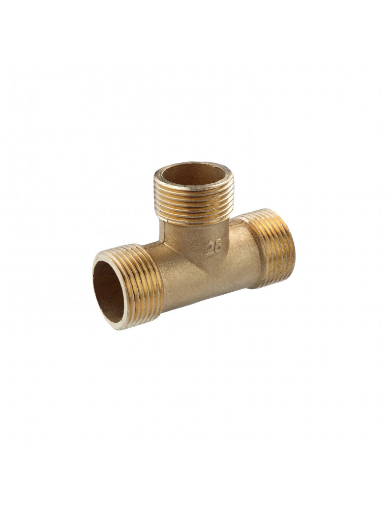 Трійник посилений LexLine 1" ЗЗЗ латунний УК0217-В | купити | SilverGoose.com.ua.com.ua