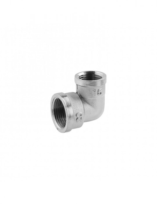 Кутник перехідний посилений LexLine 3/4"х1/2" ВВ нікель НК0112-Вн | купити | SilverGoose.com.ua.com.ua