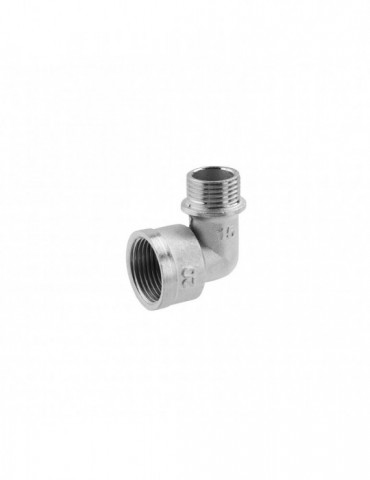 Кутник перехідний посилений LexLine 3/4"х1/2" ВЗ нікель НК0104-В
