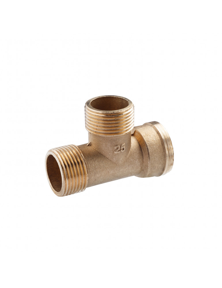 Трійник посилений LexLine 1" ЗЗВ латунний УК0231-В | купити | SilverGoose.com.ua.com.ua