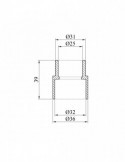 Муфта перехідна PPR Rozma 32х25 мм ВЗ | купити | SilverGoose.com.ua.com.ua